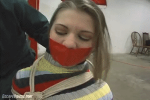 escapevideos.com - Jessie Tied Gagged Tight Sweater 2 thumbnail
